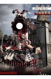 Mie Ye Magic Circus Black Red Queen JSK and Sets(Reservation/Full Payment Without Shipping)